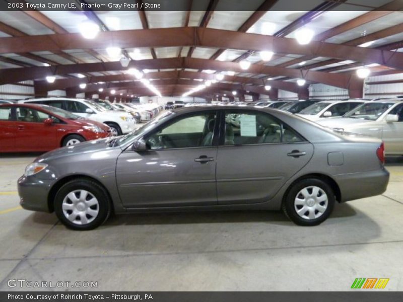 Phantom Gray Pearl / Stone 2003 Toyota Camry LE