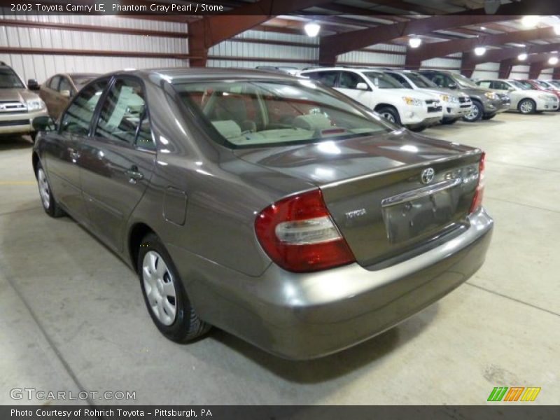 Phantom Gray Pearl / Stone 2003 Toyota Camry LE