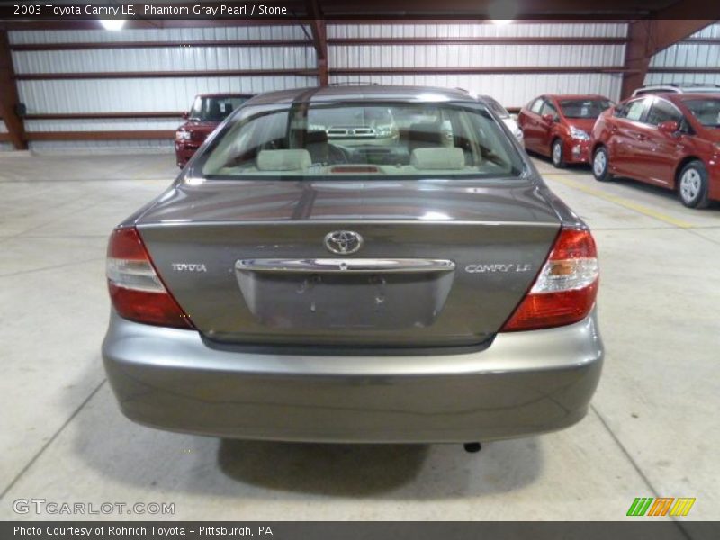 Phantom Gray Pearl / Stone 2003 Toyota Camry LE