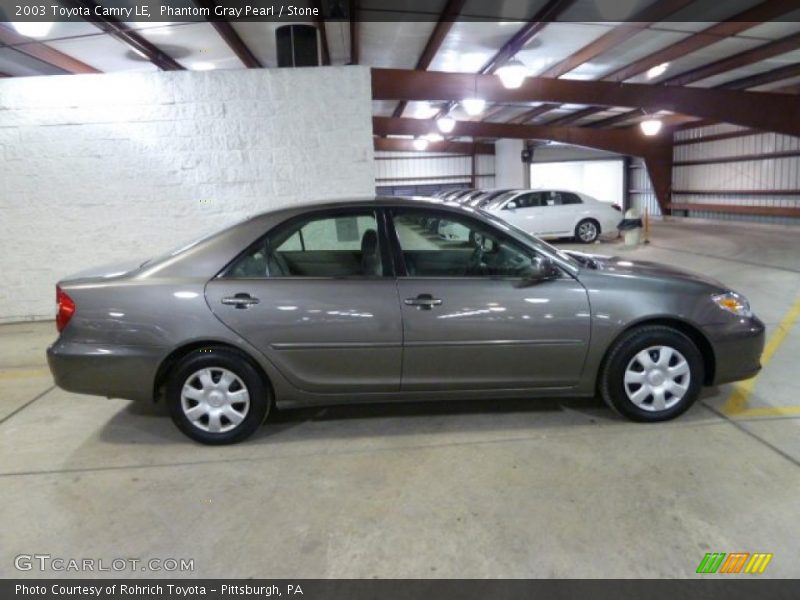 Phantom Gray Pearl / Stone 2003 Toyota Camry LE