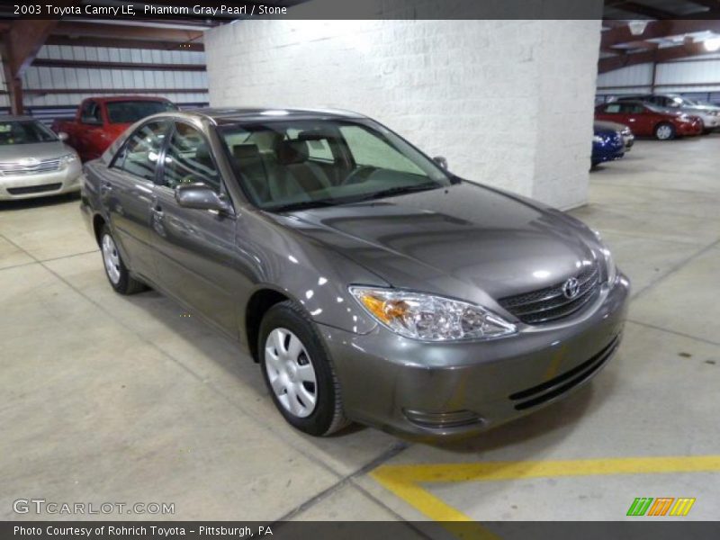 Phantom Gray Pearl / Stone 2003 Toyota Camry LE