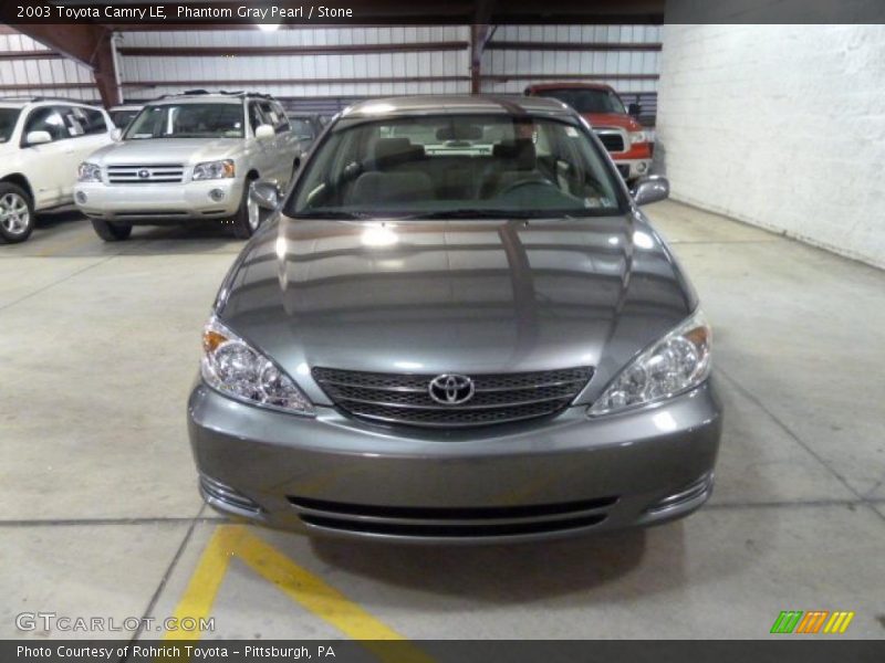 Phantom Gray Pearl / Stone 2003 Toyota Camry LE