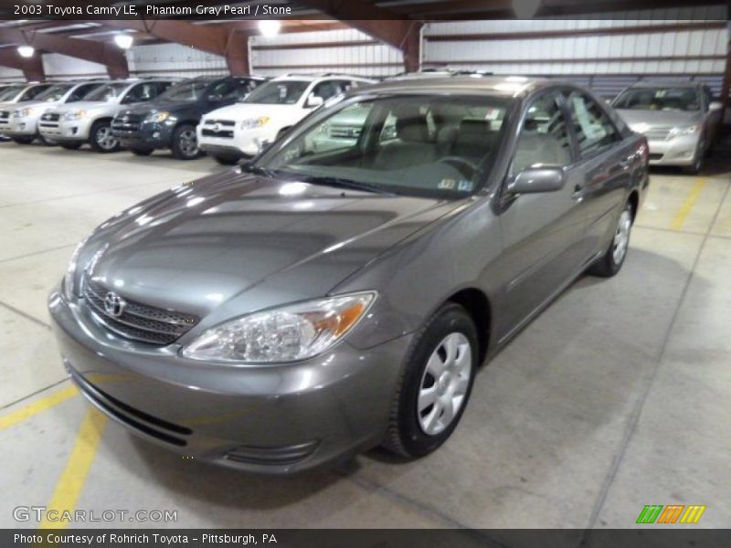 Phantom Gray Pearl / Stone 2003 Toyota Camry LE