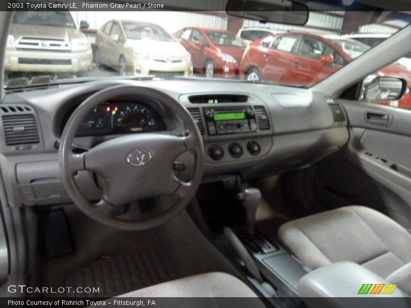 Phantom Gray Pearl / Stone 2003 Toyota Camry LE