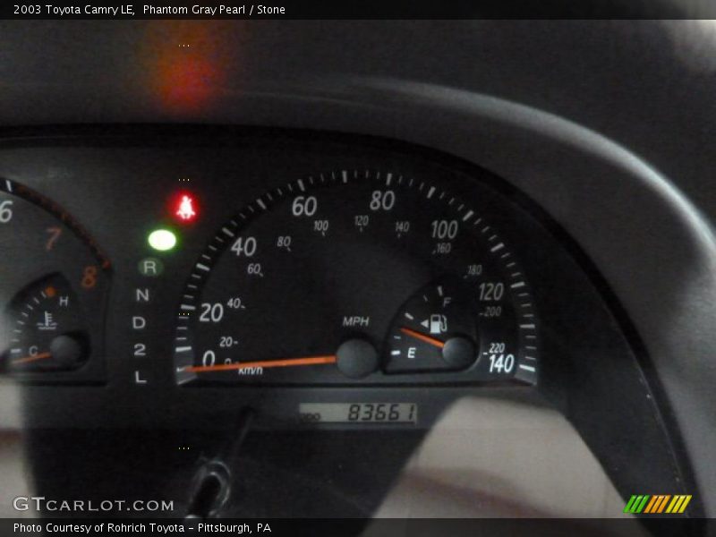 Phantom Gray Pearl / Stone 2003 Toyota Camry LE