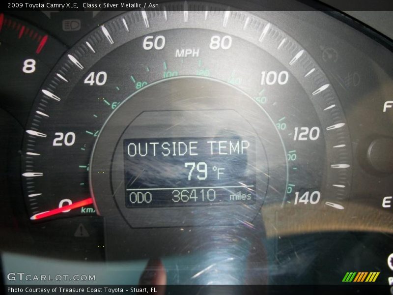 Classic Silver Metallic / Ash 2009 Toyota Camry XLE