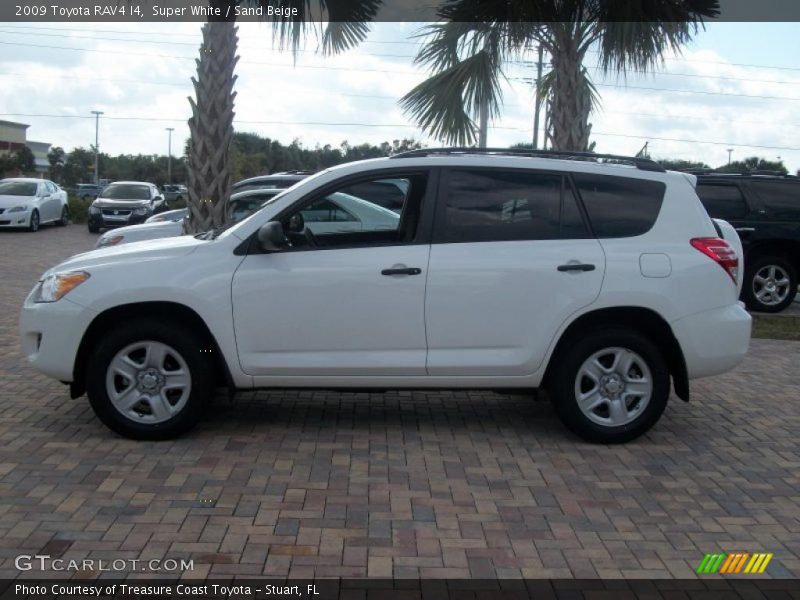 Super White / Sand Beige 2009 Toyota RAV4 I4