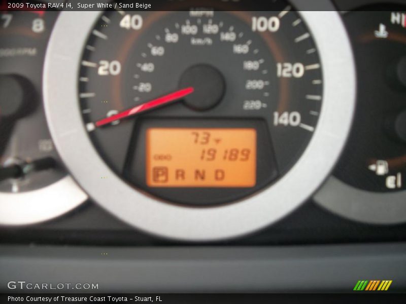 Super White / Sand Beige 2009 Toyota RAV4 I4
