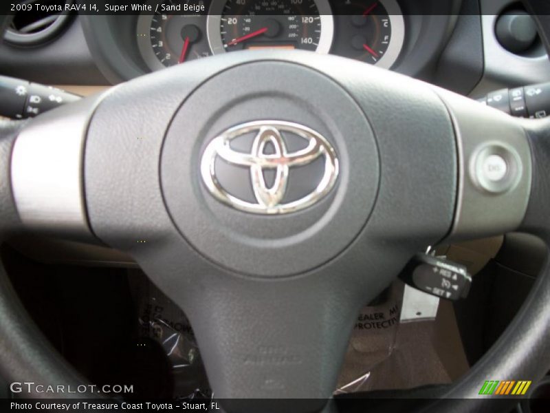 Super White / Sand Beige 2009 Toyota RAV4 I4
