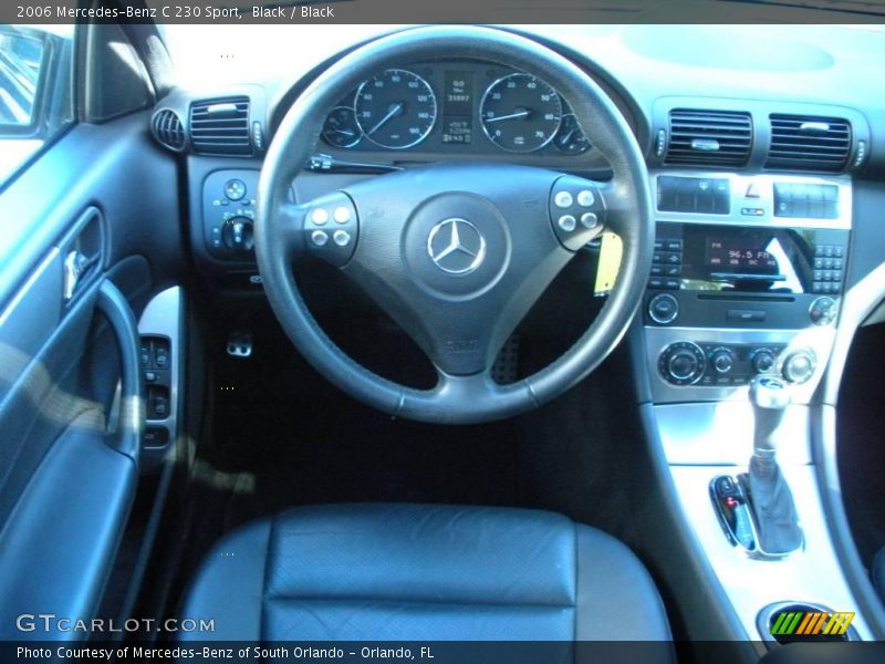 Black / Black 2006 Mercedes-Benz C 230 Sport