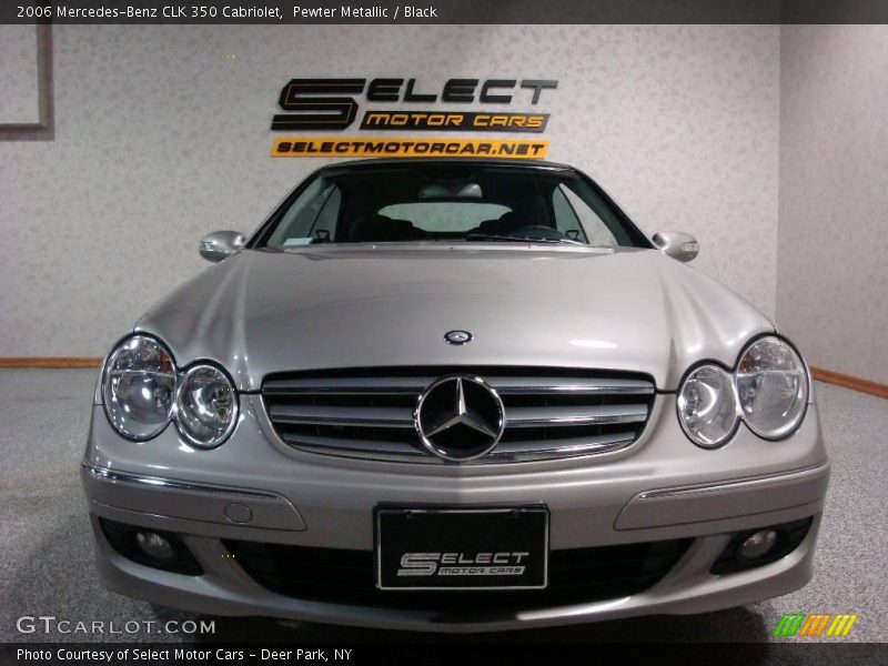Pewter Metallic / Black 2006 Mercedes-Benz CLK 350 Cabriolet