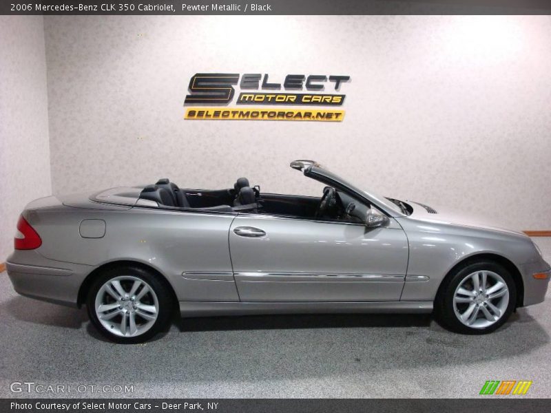 Pewter Metallic / Black 2006 Mercedes-Benz CLK 350 Cabriolet