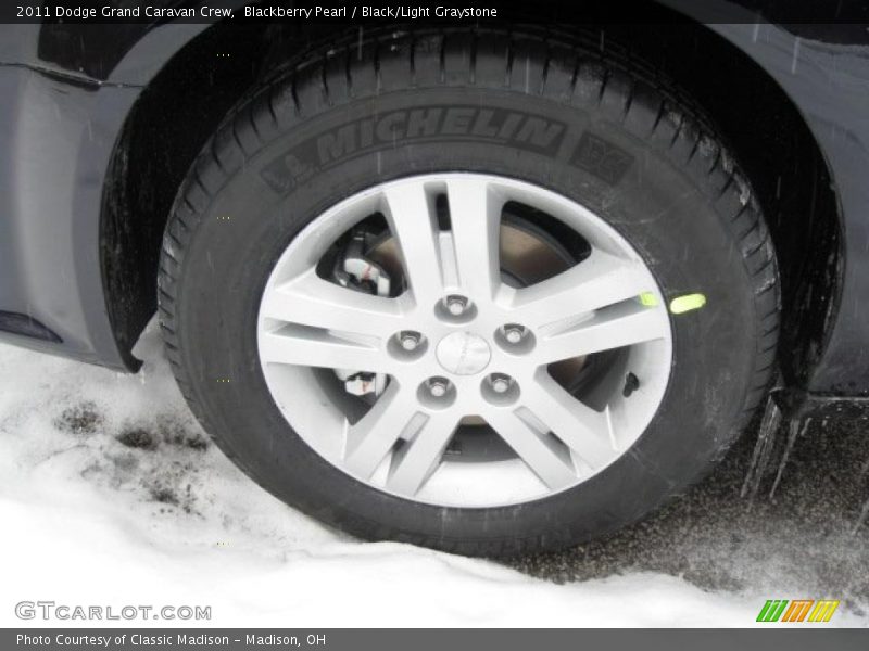 Blackberry Pearl / Black/Light Graystone 2011 Dodge Grand Caravan Crew