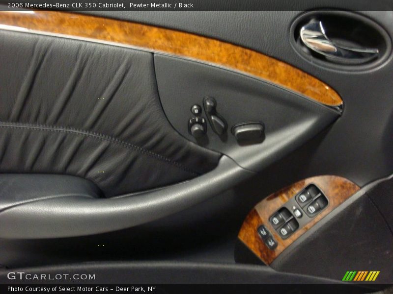 Pewter Metallic / Black 2006 Mercedes-Benz CLK 350 Cabriolet