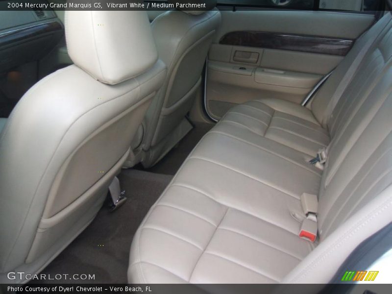 Vibrant White / Medium Parchment 2004 Mercury Grand Marquis GS
