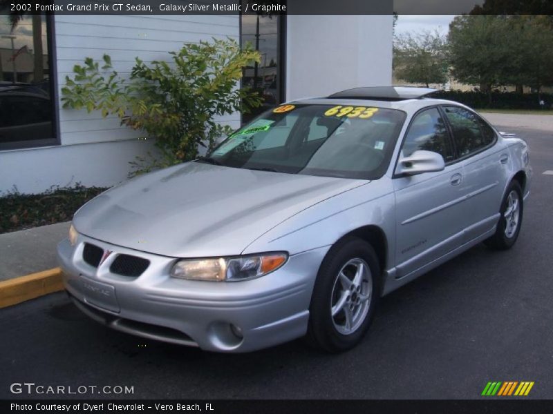 Galaxy Silver Metallic / Graphite 2002 Pontiac Grand Prix GT Sedan