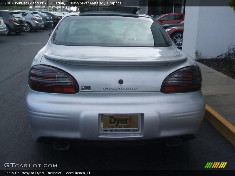 Galaxy Silver Metallic / Graphite 2002 Pontiac Grand Prix GT Sedan