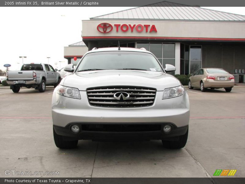 Brilliant Silver Metallic / Graphite 2005 Infiniti FX 35