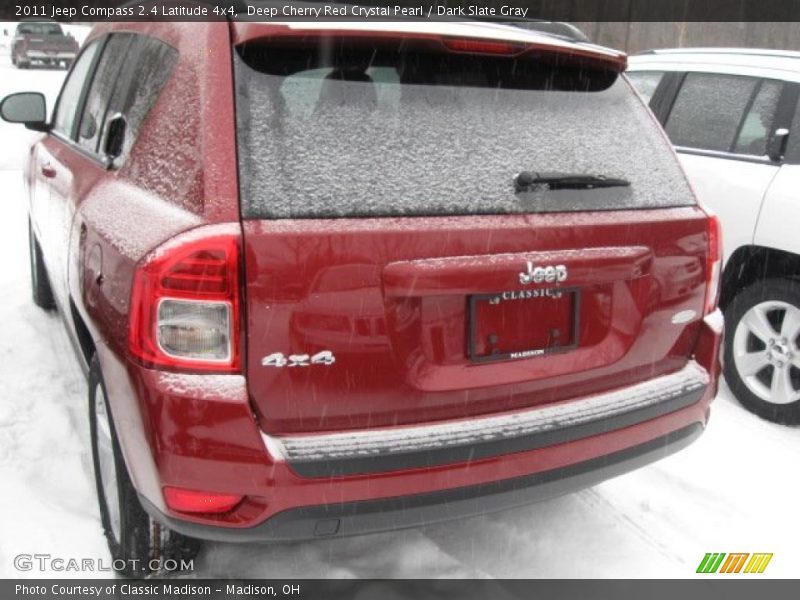 Deep Cherry Red Crystal Pearl / Dark Slate Gray 2011 Jeep Compass 2.4 Latitude 4x4