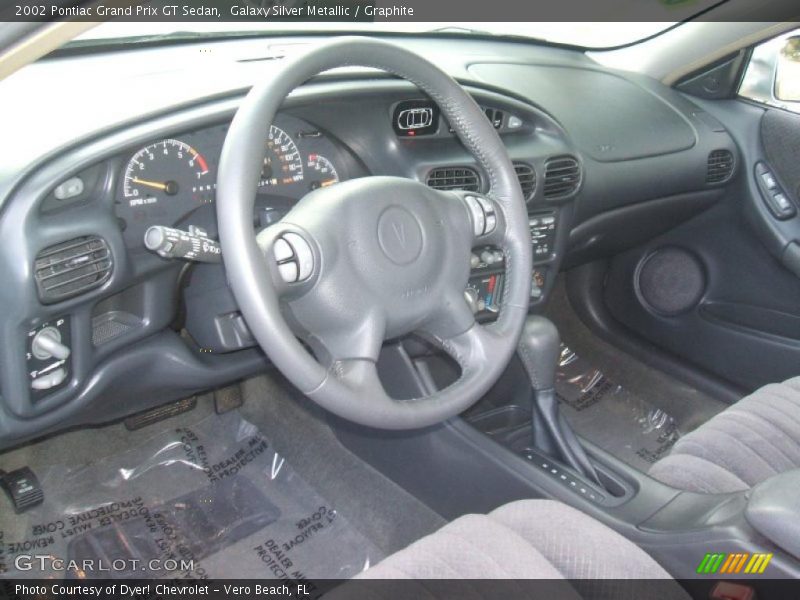 Galaxy Silver Metallic / Graphite 2002 Pontiac Grand Prix GT Sedan