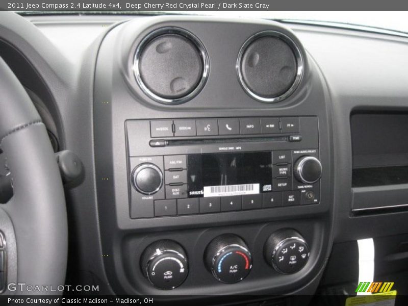 Deep Cherry Red Crystal Pearl / Dark Slate Gray 2011 Jeep Compass 2.4 Latitude 4x4