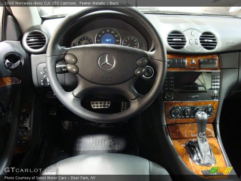 Pewter Metallic / Black 2006 Mercedes-Benz CLK 350 Cabriolet