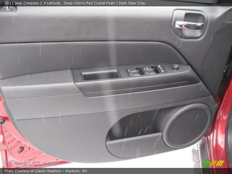 Deep Cherry Red Crystal Pearl / Dark Slate Gray 2011 Jeep Compass 2.4 Latitude