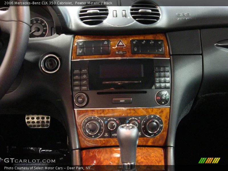 Pewter Metallic / Black 2006 Mercedes-Benz CLK 350 Cabriolet