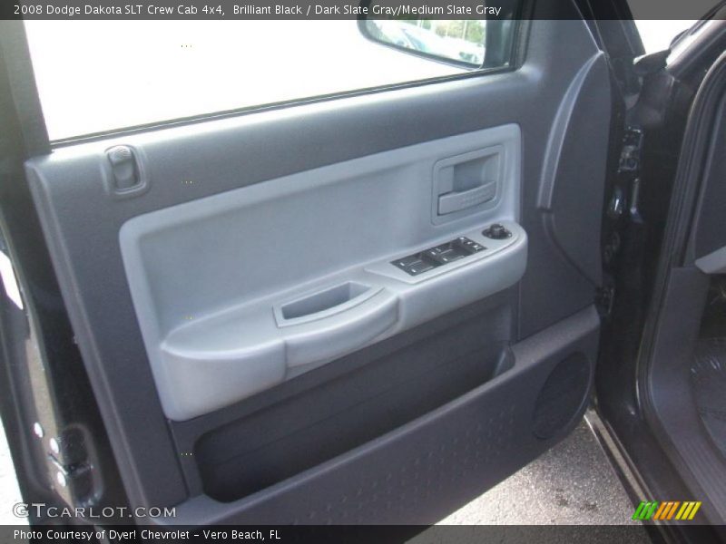 Brilliant Black / Dark Slate Gray/Medium Slate Gray 2008 Dodge Dakota SLT Crew Cab 4x4