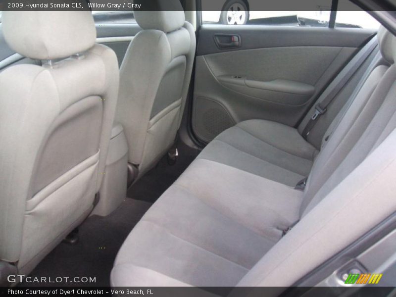 Willow Gray / Gray 2009 Hyundai Sonata GLS