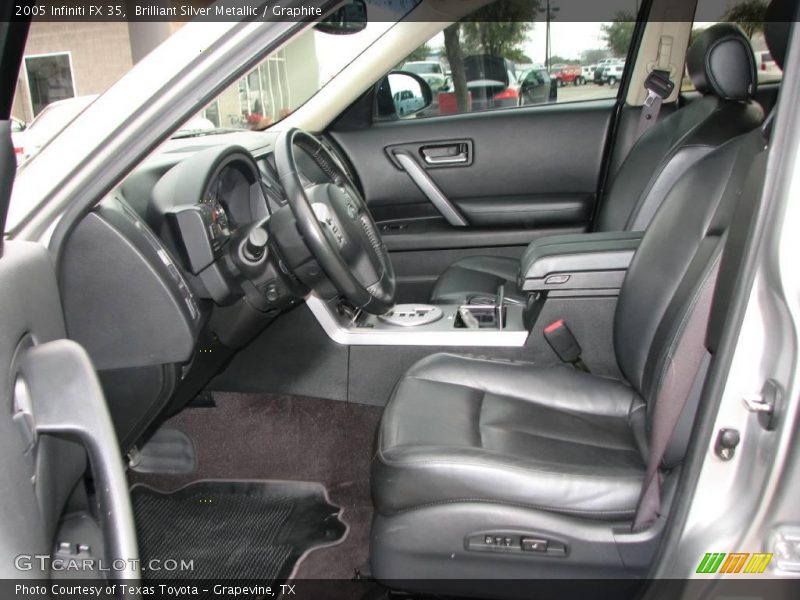 Brilliant Silver Metallic / Graphite 2005 Infiniti FX 35