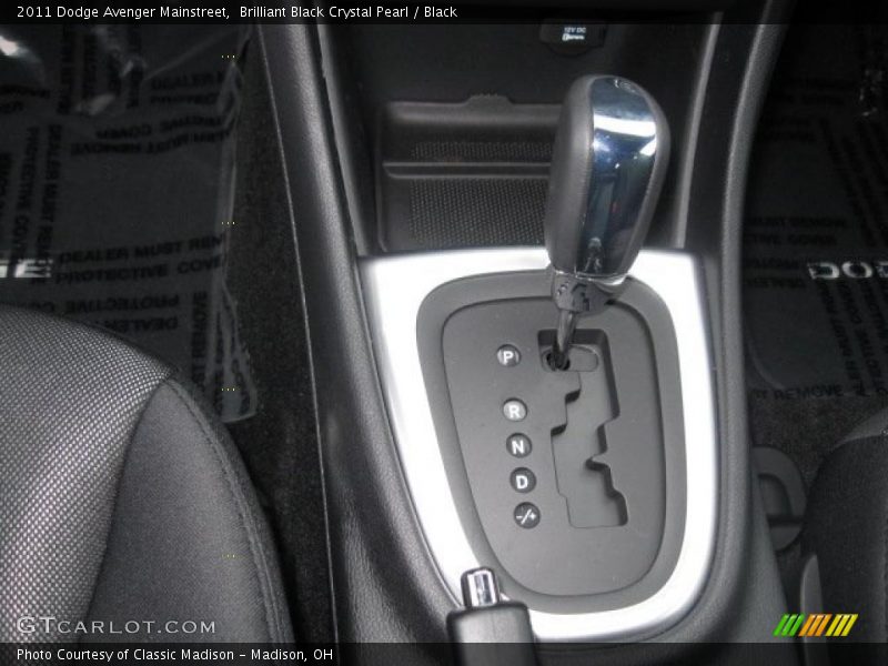 Brilliant Black Crystal Pearl / Black 2011 Dodge Avenger Mainstreet