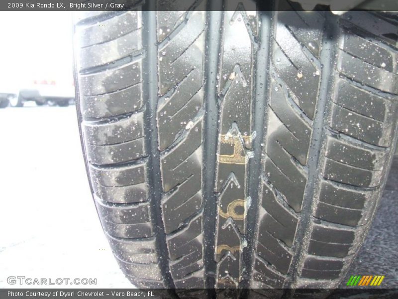 Bright Silver / Gray 2009 Kia Rondo LX