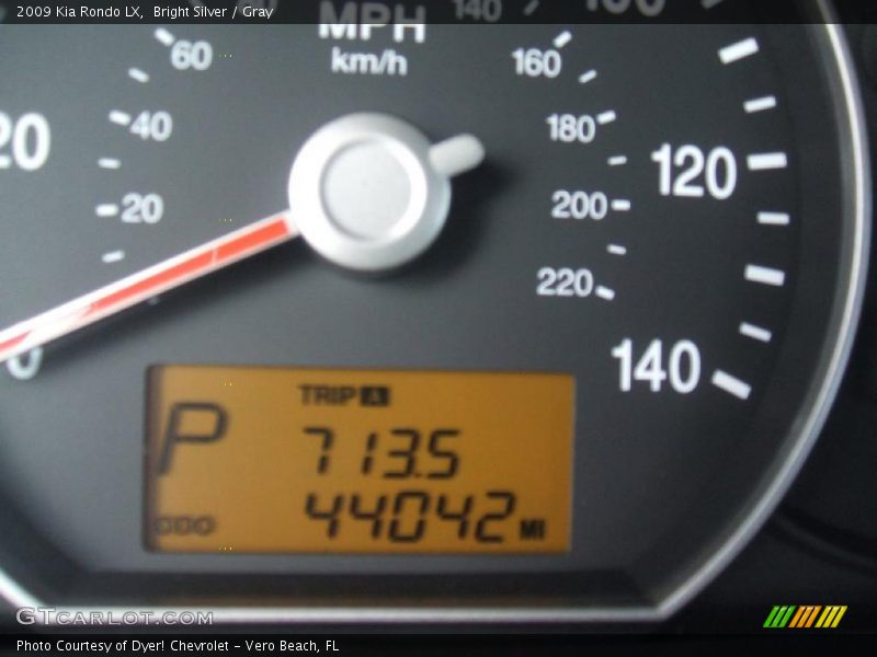 Bright Silver / Gray 2009 Kia Rondo LX