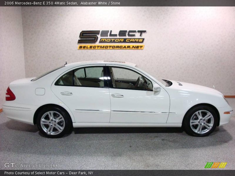 Alabaster White / Stone 2006 Mercedes-Benz E 350 4Matic Sedan