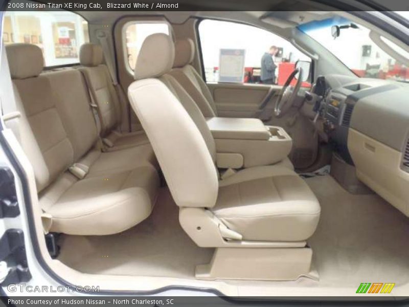 Blizzard White / Almond 2008 Nissan Titan XE King Cab