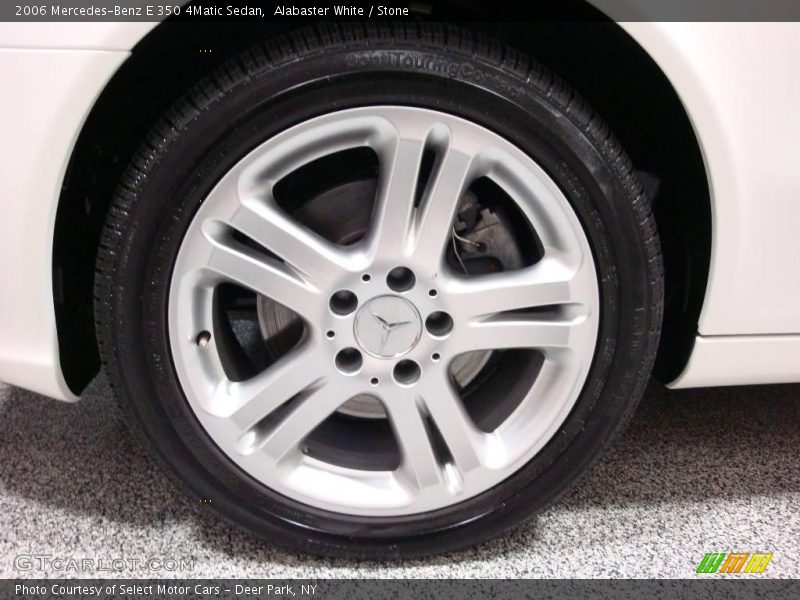 Alabaster White / Stone 2006 Mercedes-Benz E 350 4Matic Sedan