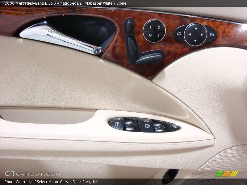 Alabaster White / Stone 2006 Mercedes-Benz E 350 4Matic Sedan