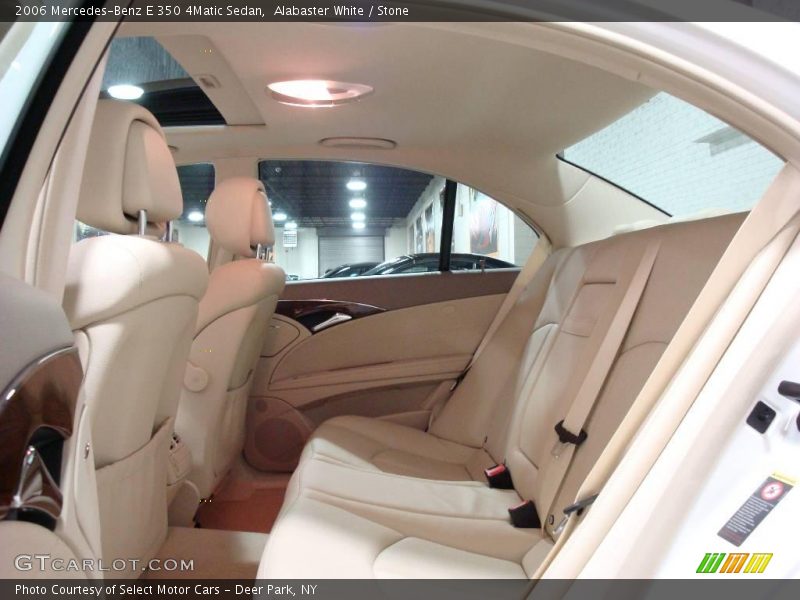 Alabaster White / Stone 2006 Mercedes-Benz E 350 4Matic Sedan