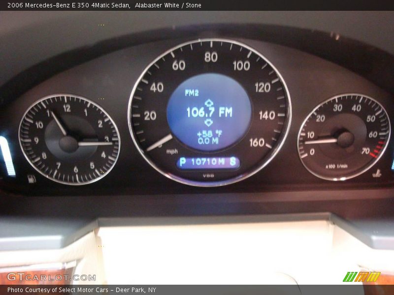 Alabaster White / Stone 2006 Mercedes-Benz E 350 4Matic Sedan