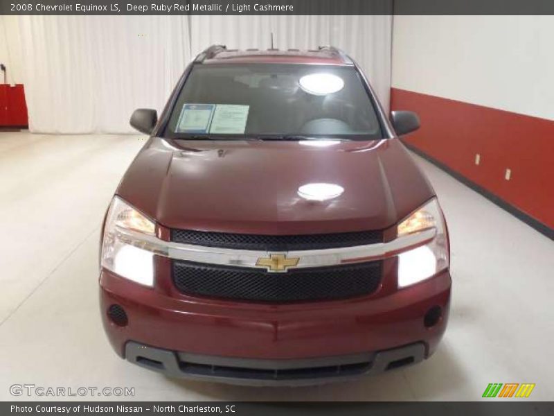 Deep Ruby Red Metallic / Light Cashmere 2008 Chevrolet Equinox LS