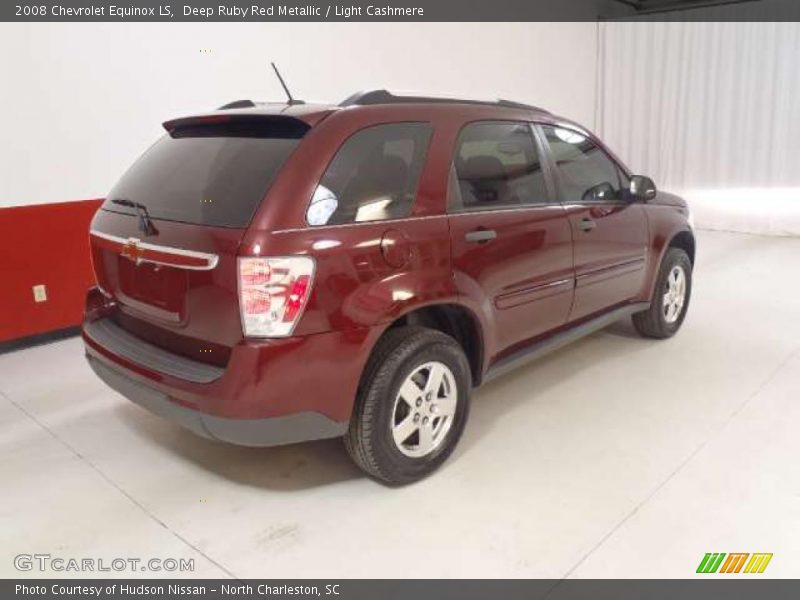 Deep Ruby Red Metallic / Light Cashmere 2008 Chevrolet Equinox LS