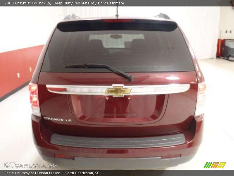 Deep Ruby Red Metallic / Light Cashmere 2008 Chevrolet Equinox LS
