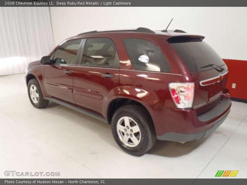 Deep Ruby Red Metallic / Light Cashmere 2008 Chevrolet Equinox LS