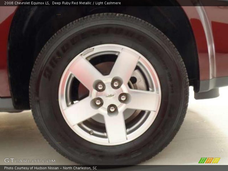 Deep Ruby Red Metallic / Light Cashmere 2008 Chevrolet Equinox LS