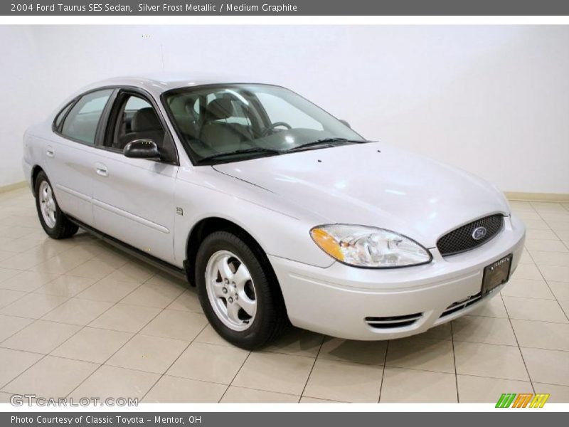 Silver Frost Metallic / Medium Graphite 2004 Ford Taurus SES Sedan