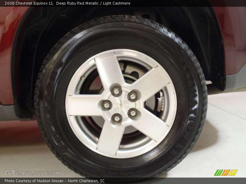 Deep Ruby Red Metallic / Light Cashmere 2008 Chevrolet Equinox LS