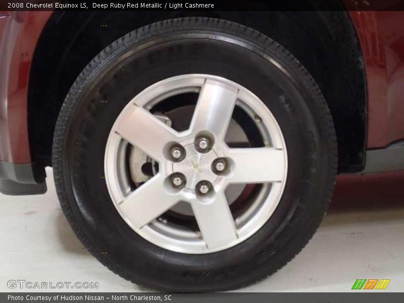 Deep Ruby Red Metallic / Light Cashmere 2008 Chevrolet Equinox LS