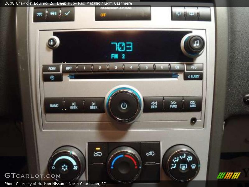 Deep Ruby Red Metallic / Light Cashmere 2008 Chevrolet Equinox LS