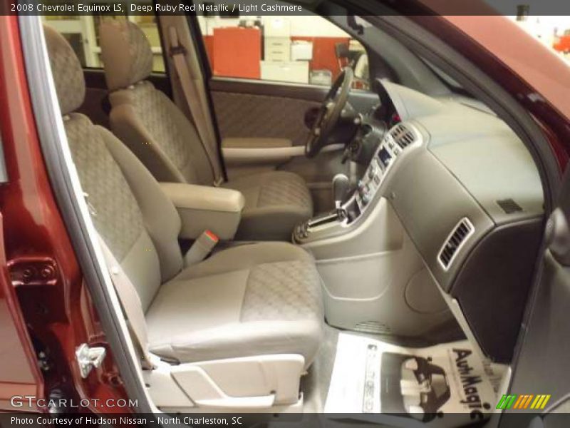 Deep Ruby Red Metallic / Light Cashmere 2008 Chevrolet Equinox LS